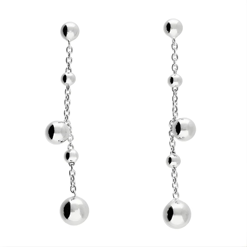 Danaë - Boucles d'oreilles pendantes boule graduée