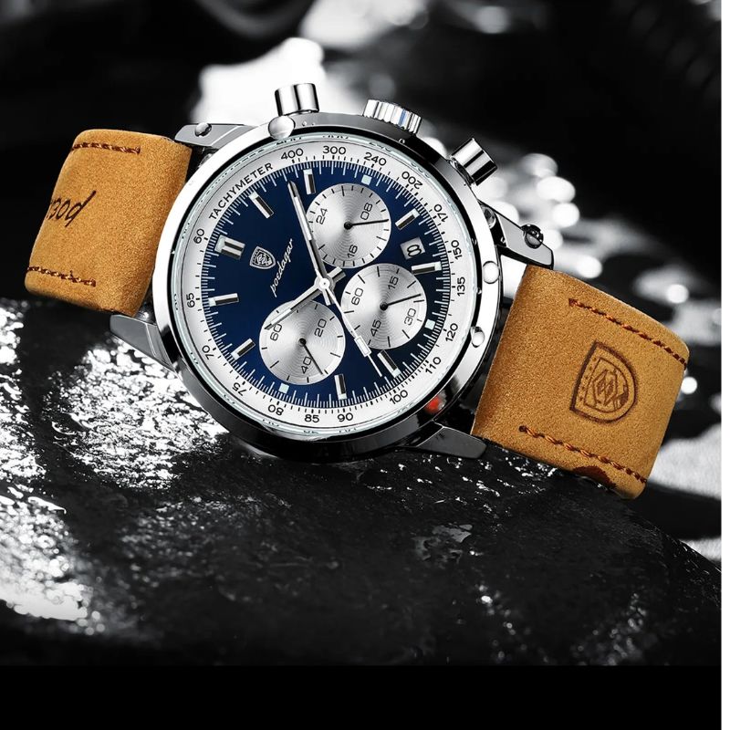 Montre en Cuir Classique pour Homme - AGR Chrono Classique