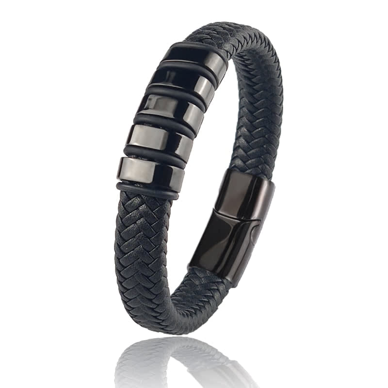 Bracelet à Breloque Noir Pour Homme