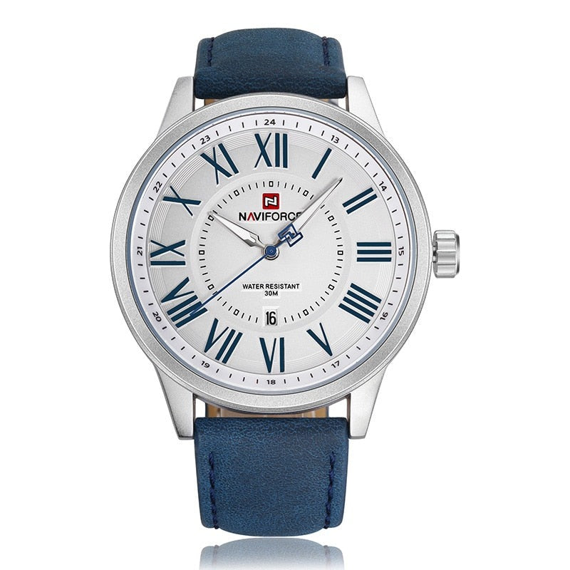 Montre en Cuir Distinguée pour Homme - NAVI Sentinelle