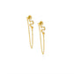 Boucles d'oreilles cristal | Snake