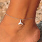 Bracelet de cheville baleine