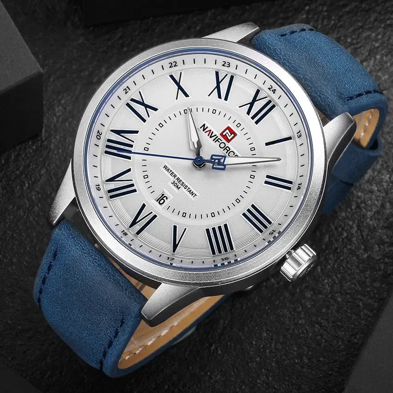 Montre en Cuir Distinguée pour Homme - NAVI Sentinelle