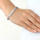 Bracelet Elliptique avec Zircons Cubiques