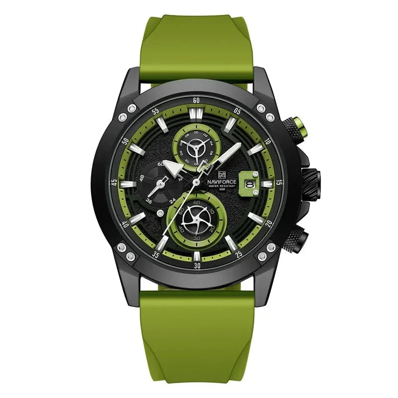 Montre en Silicone Vibrante pour Homme - NAVI Flamme