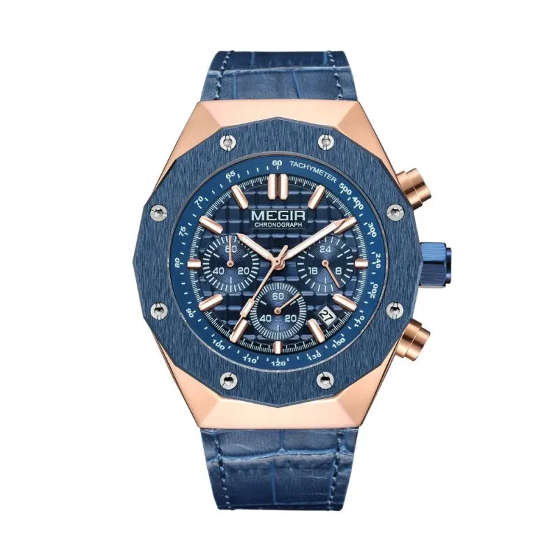 Montre en Cuir Unique pour Homme - MG Cuir de crok