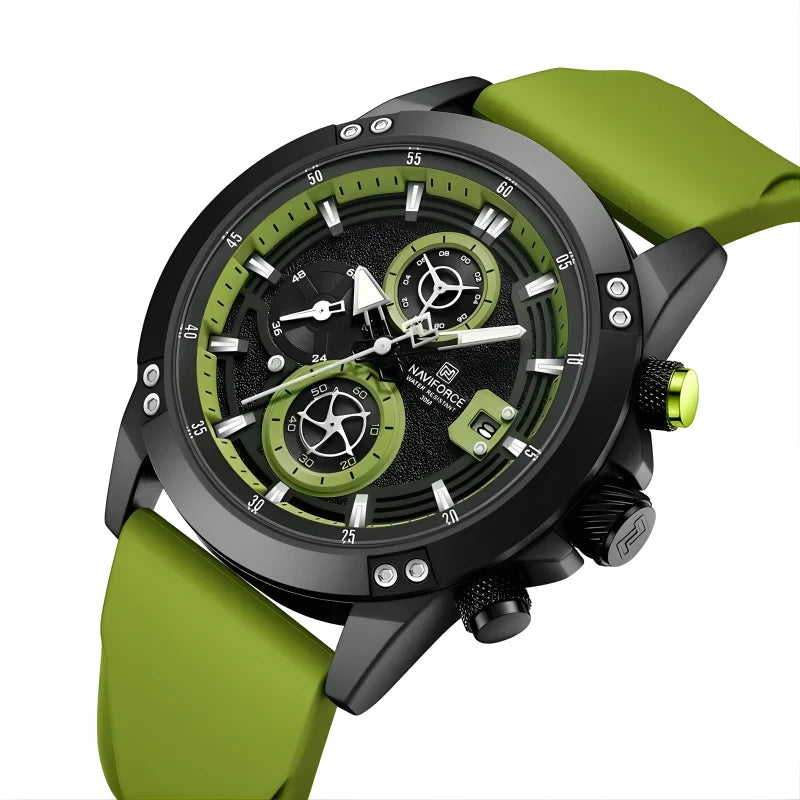 Montre en Silicone Vibrante pour Homme - NAVI Flamme