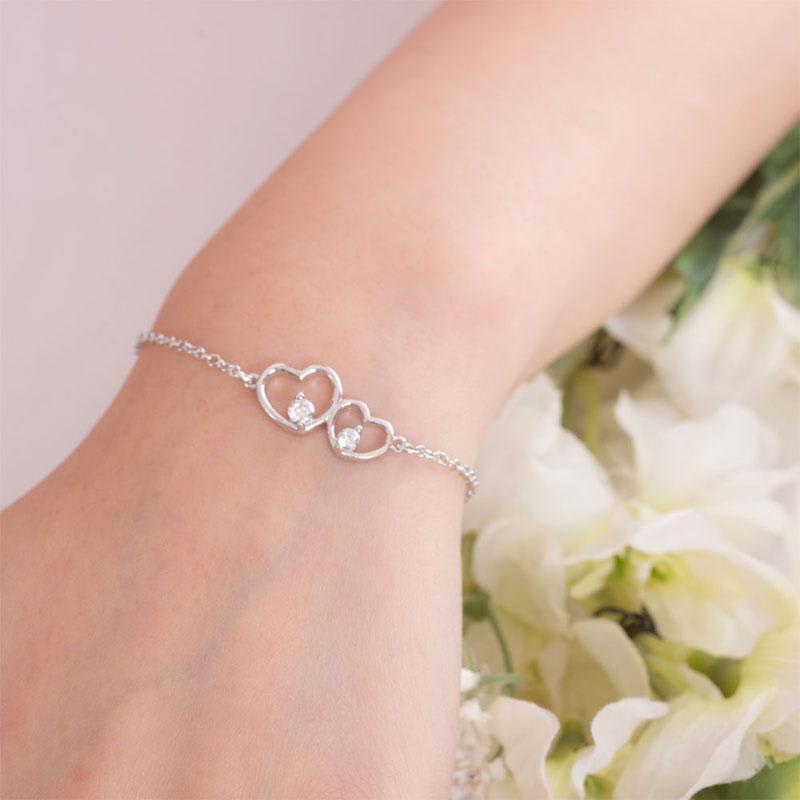 Bracelet Coeur Crystal