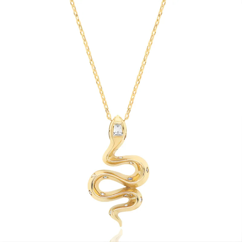 Zippora - Collier à pendentif serpent