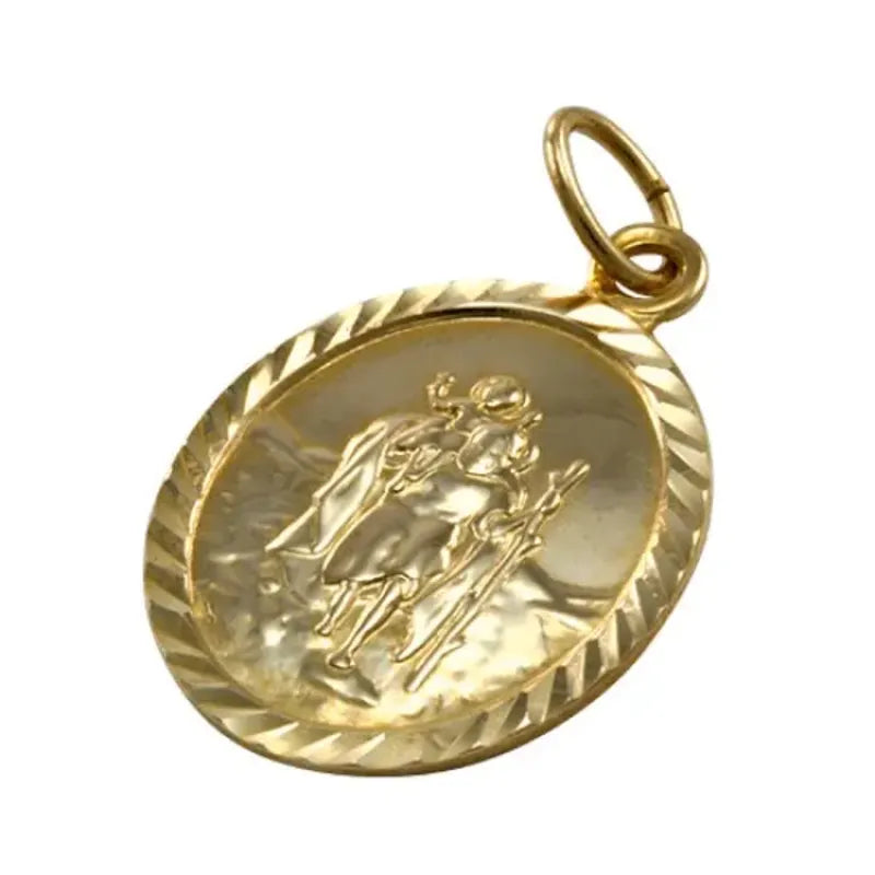 Pendentif Saint Christophe Ovale