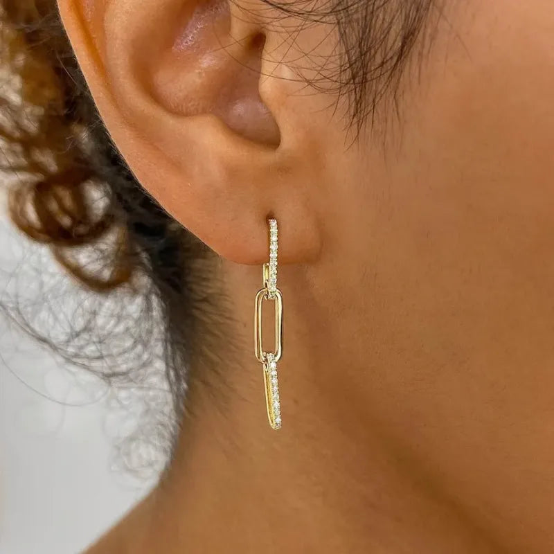 Maëva - Boucles d'Oreilles Pendantes