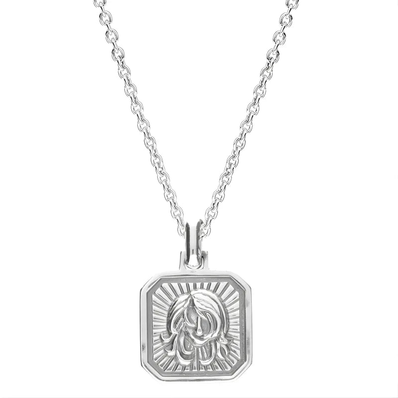 Pendentif Zodiaque Vierge Argenté