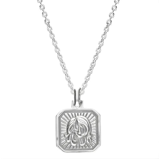 Pendentif Zodiaque Vierge Argenté