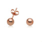 Alya - Boucles D'Oreilles Puces Boule