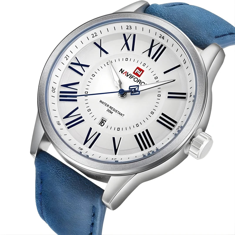 Montre en Cuir Distinguée pour Homme - NAVI Sentinelle