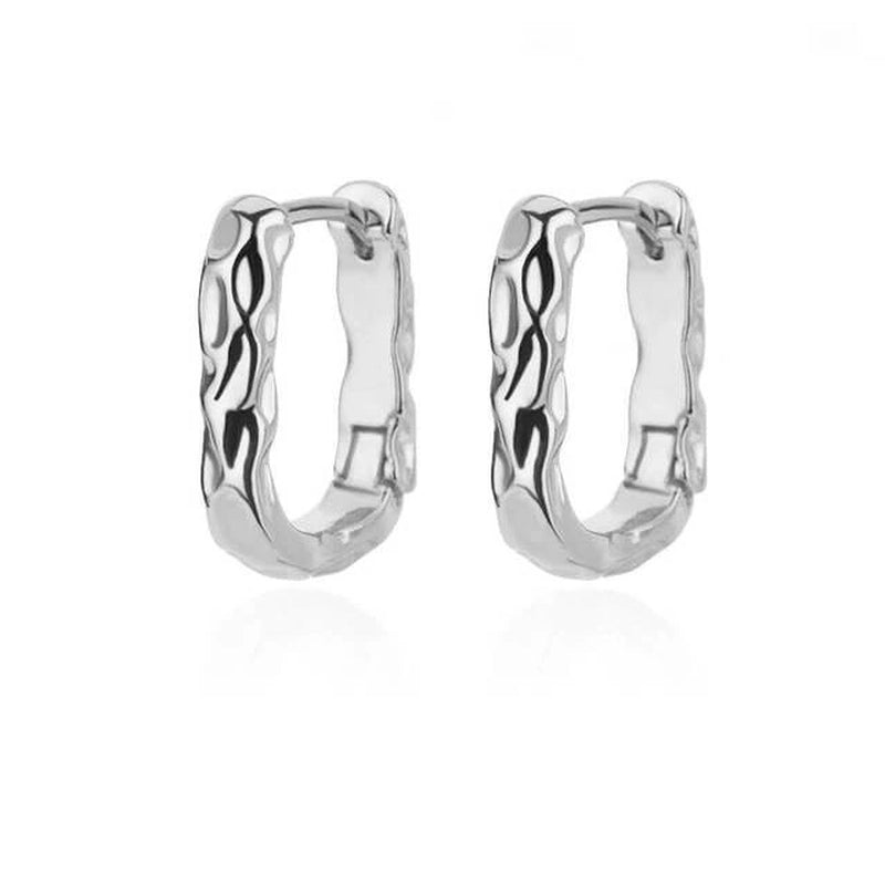 Boucles d'Oreilles Rectangle Dorée