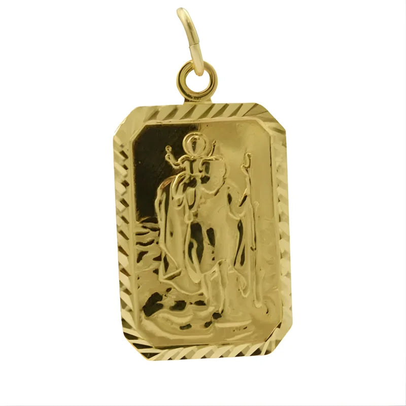 Pendentif Plaque Saint Christophe