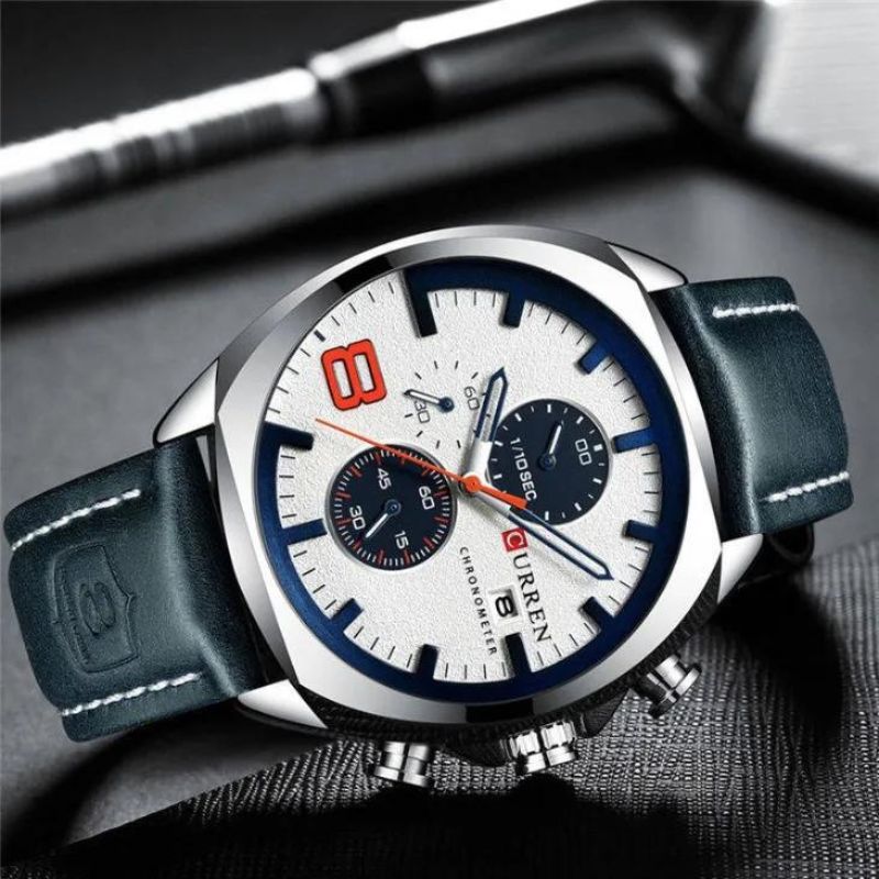 Montre en Cuir Rustique pour Homme - CURREN Rustique