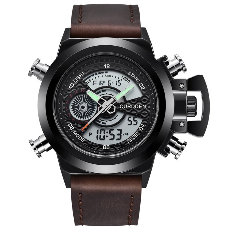 Montre en Cuir Dynamique pour Homme - CURDDEN Aplomb