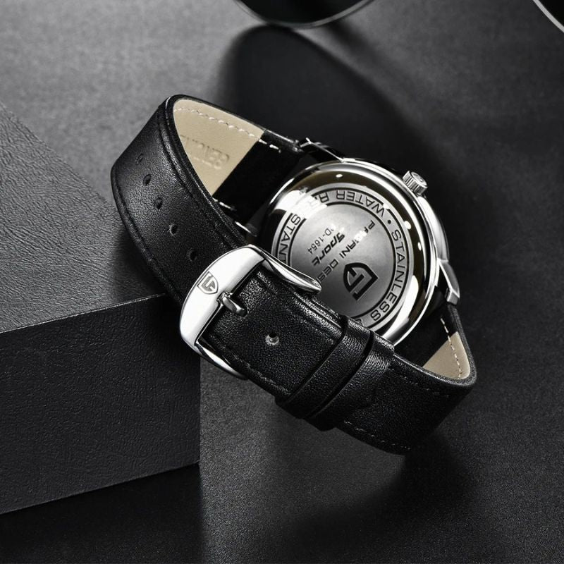 Montre en Cuir Intemporelle pour Homme - PAGANI Intemporel