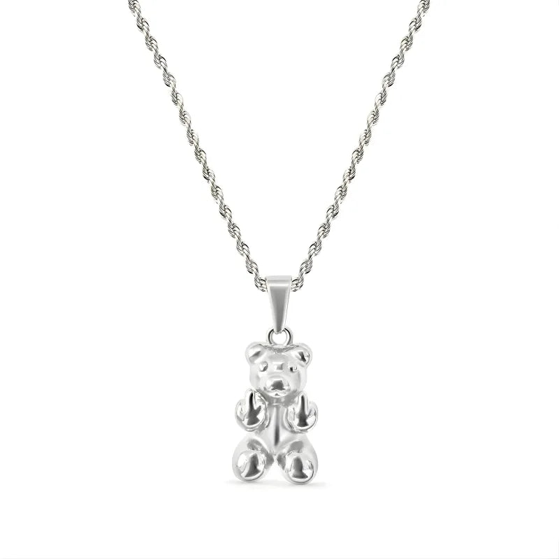 Pendentif ours offensif pour homme