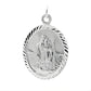 Grand pendentif ovale Saint Christophe