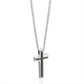 Collier Pendentif Croix Noire