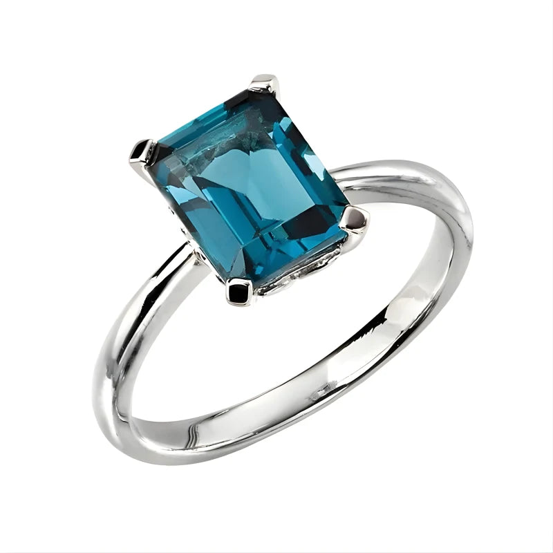 Bague Topaze Bleue Londres