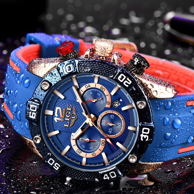 Montre Militaire pour Homme - LIGE Sports de l'Armée