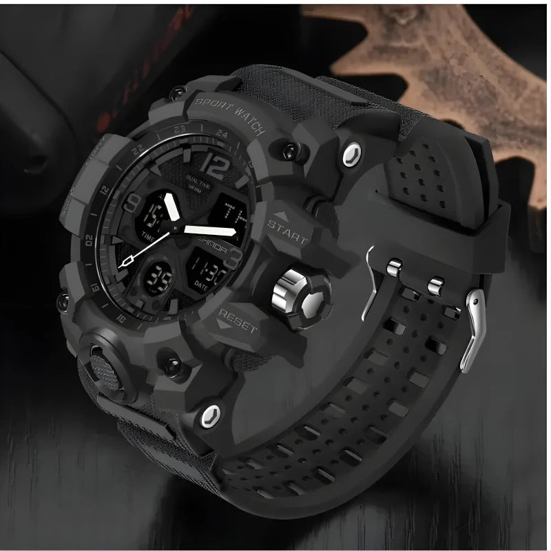 Montre en Silicone Énergique pour Homme - SANDA Caïus