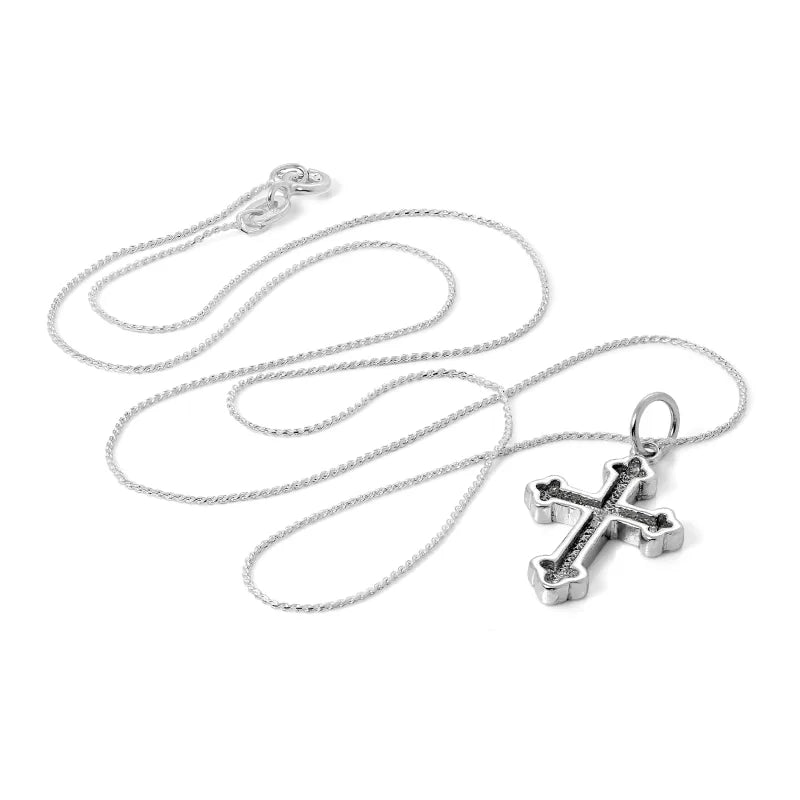 Judith - Collier pendentif croix gothique 40 cm