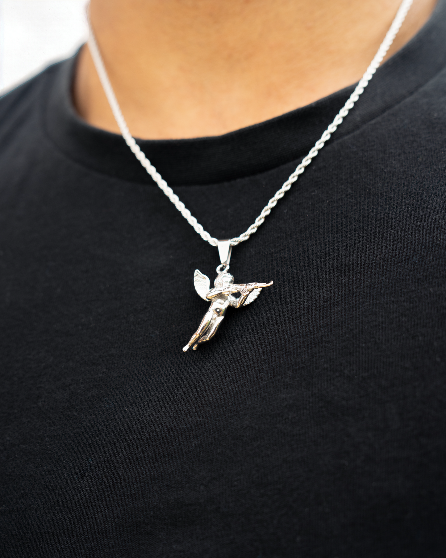 Pendentif cupidon pour homme