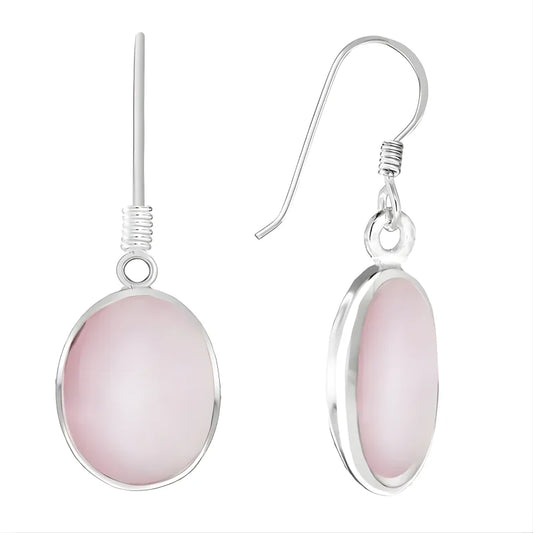 Louise - Boucles d'oreilles pendantes ovales