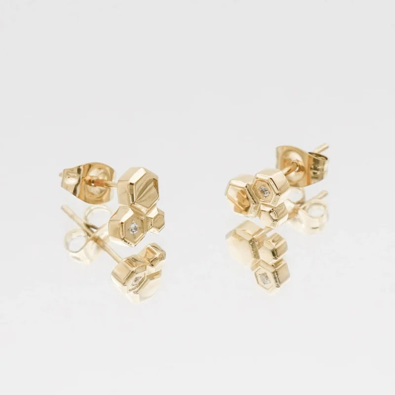 Rubis - Boucles d'oreilles