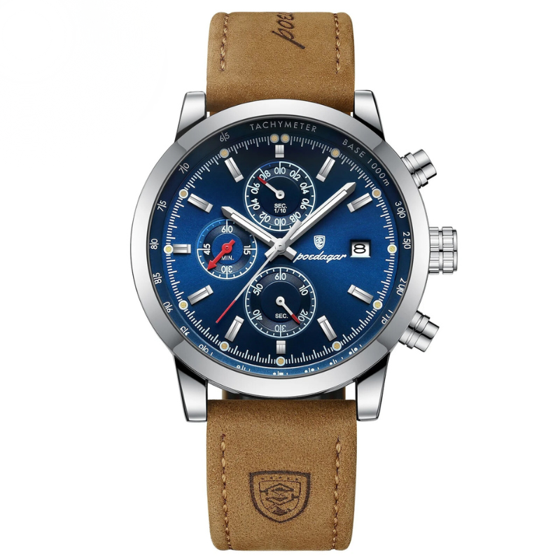 Montre en Cuir Innovante pour Homme - AGR Zentara