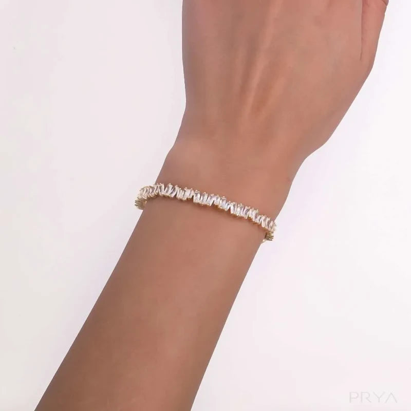 Jada Baguette CZ Bracelet Fin