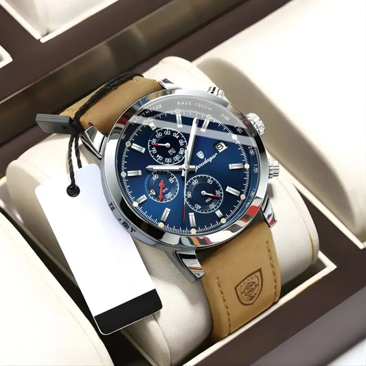 Montre en Cuir Innovante pour Homme - AGR Zentara