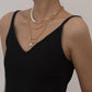 Collier Triple Perle Chaîne