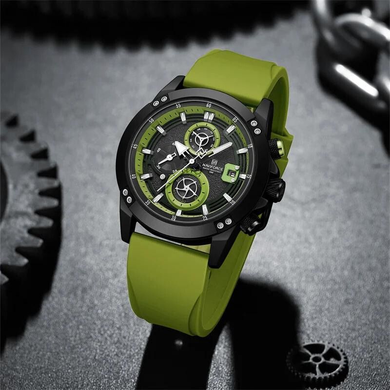 Montre en Silicone Vibrante pour Homme - NAVI Flamme