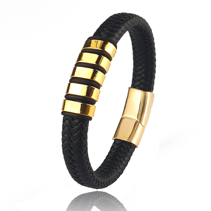 Bracelet à Breloque Noir Pour Homme