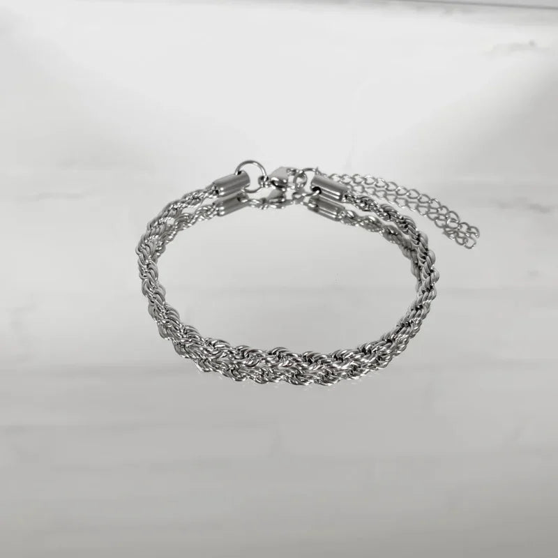 Bracelet de cheville | Argenté