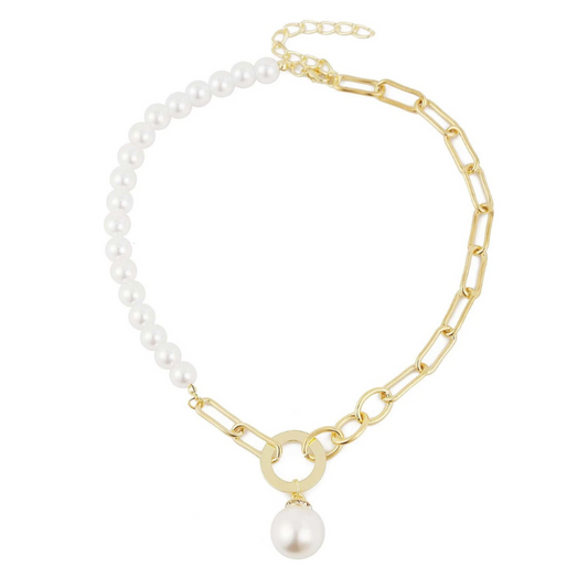 Collier Perle Maillon