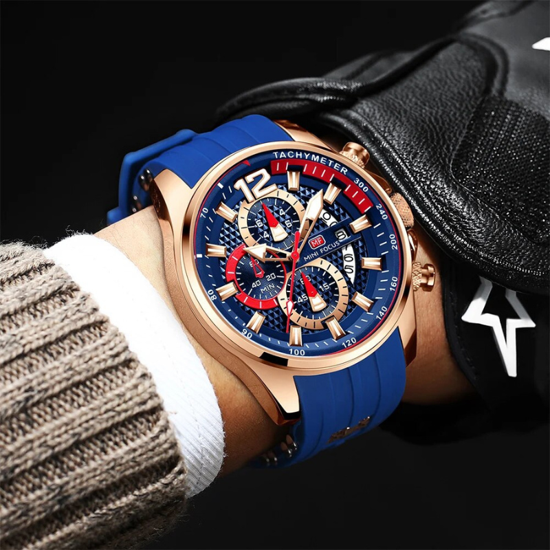 Montre en Silicone Performante pour Homme - MF Montre de Sport