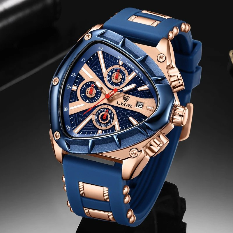 Montre en Silicone Distinguée pour Homme - LIGE Viggo