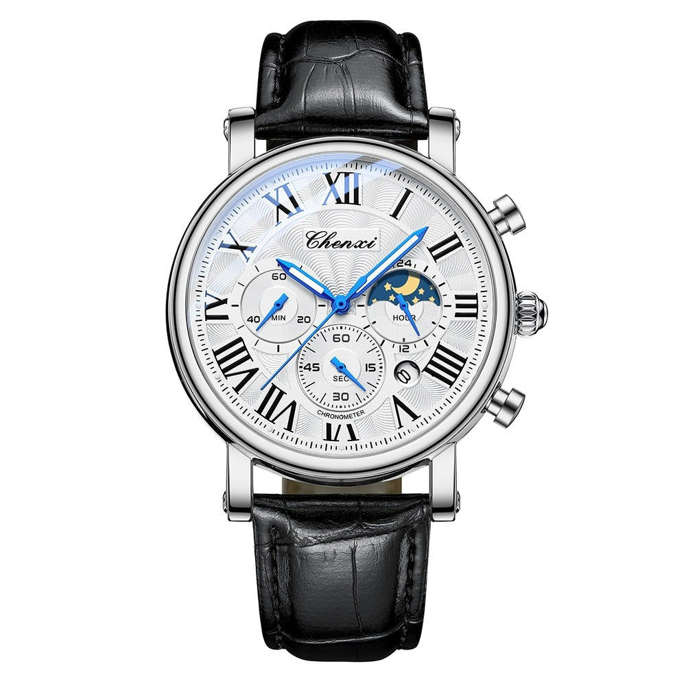 Montre en Cuir Distinctive pour Homme - XI Romain