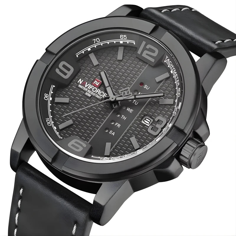 Montre en Cuir Spectaculaire pour Homme - NAVI Spectre