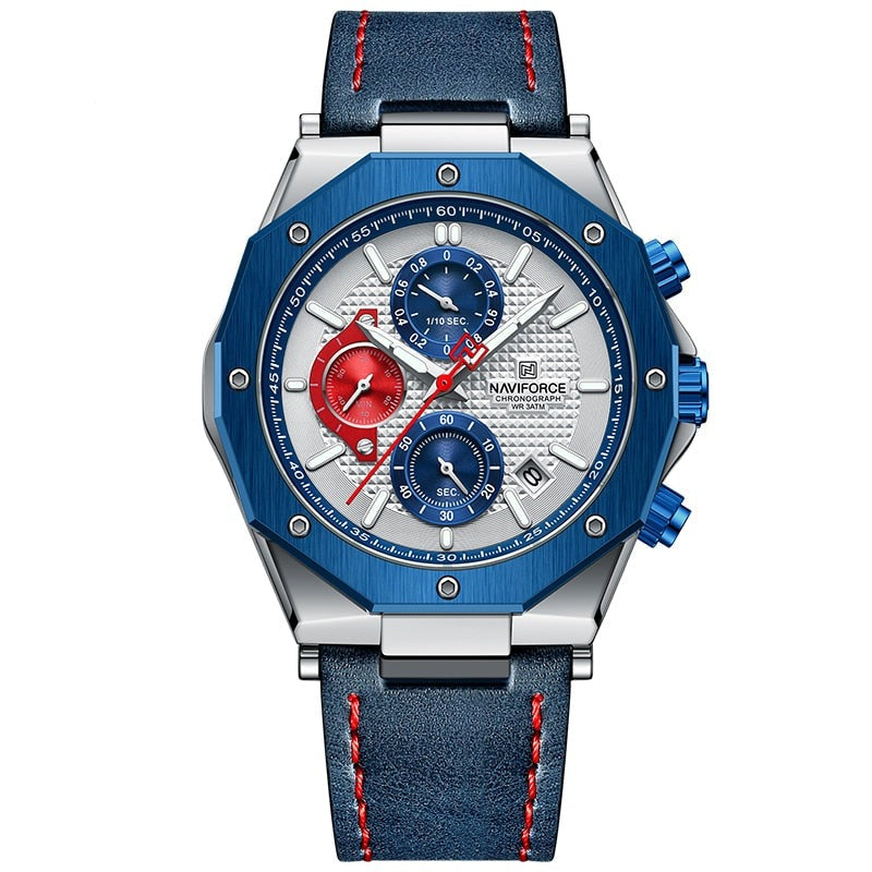 Montre en Cuir Aérienne pour Homme - NAVI Aigle