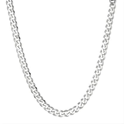 Collier Gourmette Argenté 7 mm