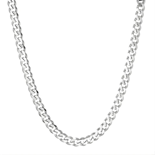 Collier Gourmette Argenté 7 mm