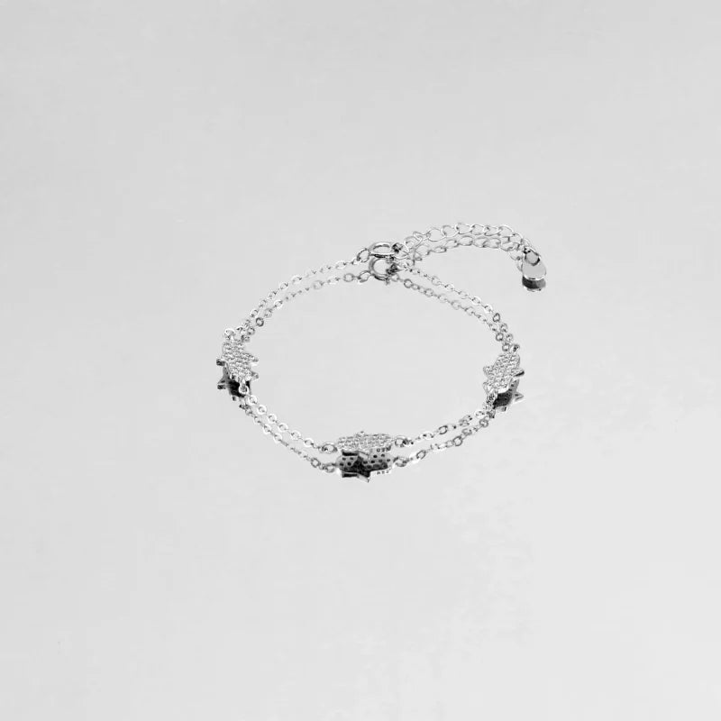 Bracelet Main de Hamsa | Argenté